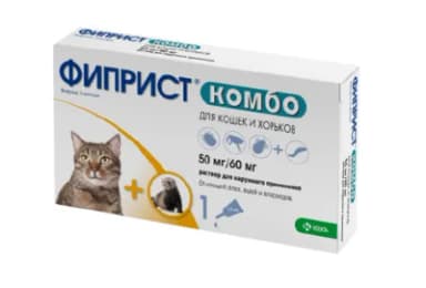 Фиприст Комбо для кошек и хорьков, 1 пипетка